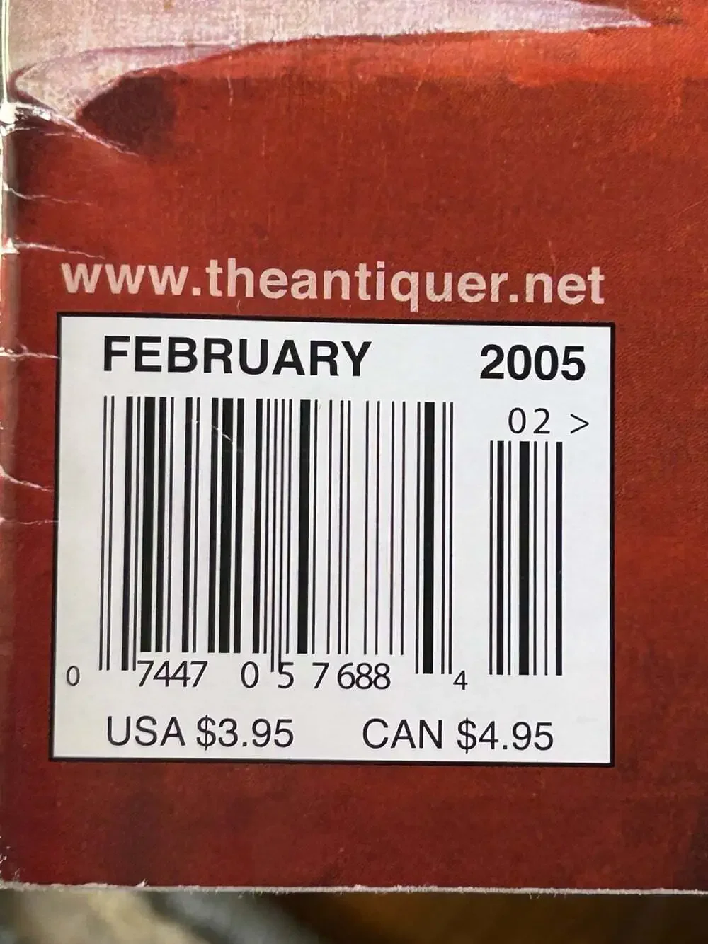 The Antiquer American Fine Art Magazine Feb 2005 Edition
